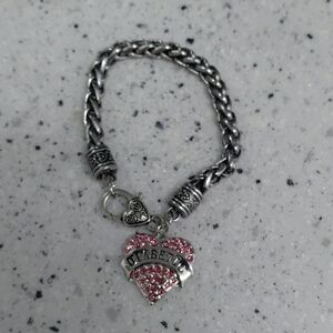 Silver Tone Medical Alert Bracelet